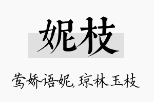 妮枝名字的寓意及含义