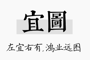 宜图名字的寓意及含义