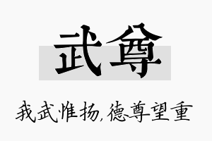 武尊名字的寓意及含义