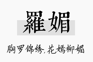 罗媚名字的寓意及含义