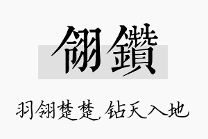 翎钻名字的寓意及含义