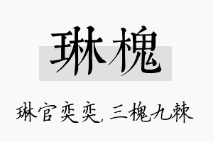 琳槐名字的寓意及含义