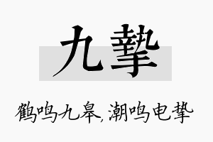 九挚名字的寓意及含义