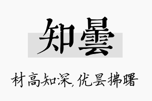 知昙名字的寓意及含义