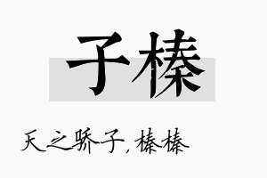 子榛名字的寓意及含义