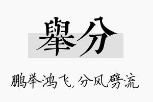 举分名字的寓意及含义