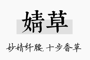 婧草名字的寓意及含义