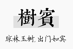 树宾名字的寓意及含义