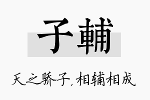 子辅名字的寓意及含义