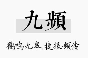 九频名字的寓意及含义