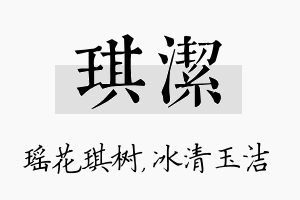 琪洁名字的寓意及含义