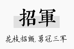 招军名字的寓意及含义