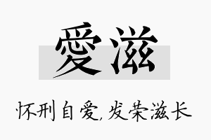 爱滋名字的寓意及含义