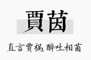 贾茵名字的寓意及含义