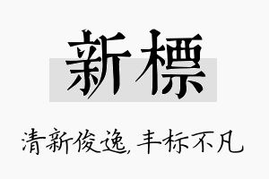 新标名字的寓意及含义