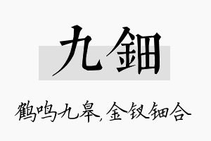 九钿名字的寓意及含义