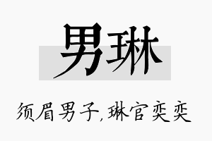 男琳名字的寓意及含义