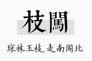 枝闯名字的寓意及含义