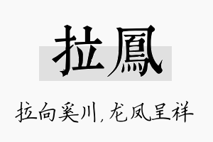 拉凤名字的寓意及含义