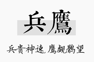 兵鹰名字的寓意及含义