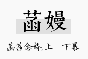 菡嫚名字的寓意及含义