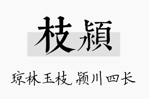 枝颍名字的寓意及含义