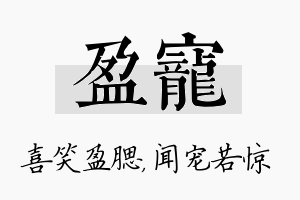 盈宠名字的寓意及含义