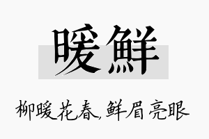 暖鲜名字的寓意及含义