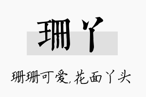 珊丫名字的寓意及含义