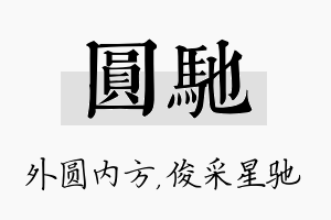 圆驰名字的寓意及含义