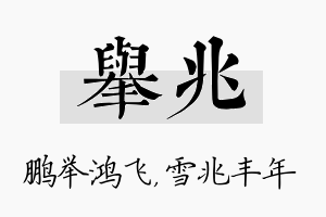 举兆名字的寓意及含义