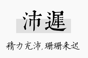 沛迟名字的寓意及含义