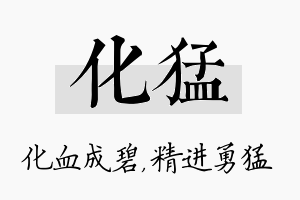 化猛名字的寓意及含义