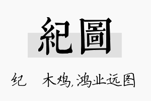 纪图名字的寓意及含义