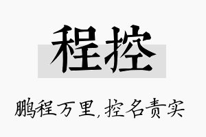 程控名字的寓意及含义