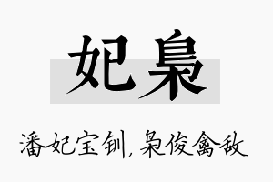 妃枭名字的寓意及含义