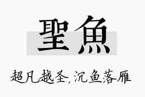 圣鱼名字的寓意及含义