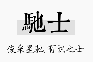 驰士名字的寓意及含义