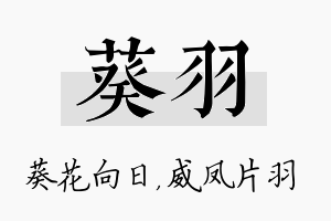 葵羽名字的寓意及含义