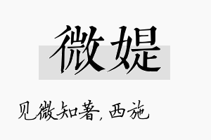 微媞名字的寓意及含义