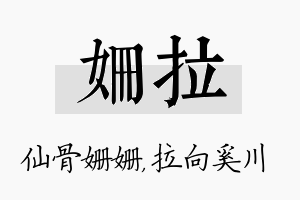 姗拉名字的寓意及含义