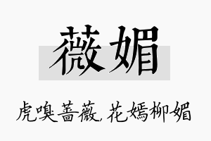 薇媚名字的寓意及含义