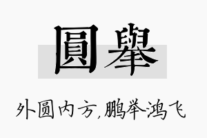 圆举名字的寓意及含义