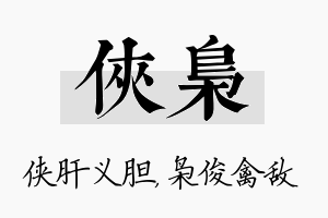 侠枭名字的寓意及含义