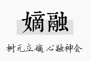 嫡融名字的寓意及含义