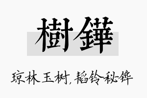 树铧名字的寓意及含义