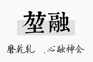 堃融名字的寓意及含义