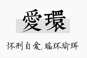 爱环名字的寓意及含义