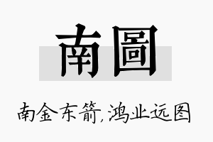 南图名字的寓意及含义