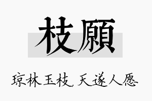 枝愿名字的寓意及含义